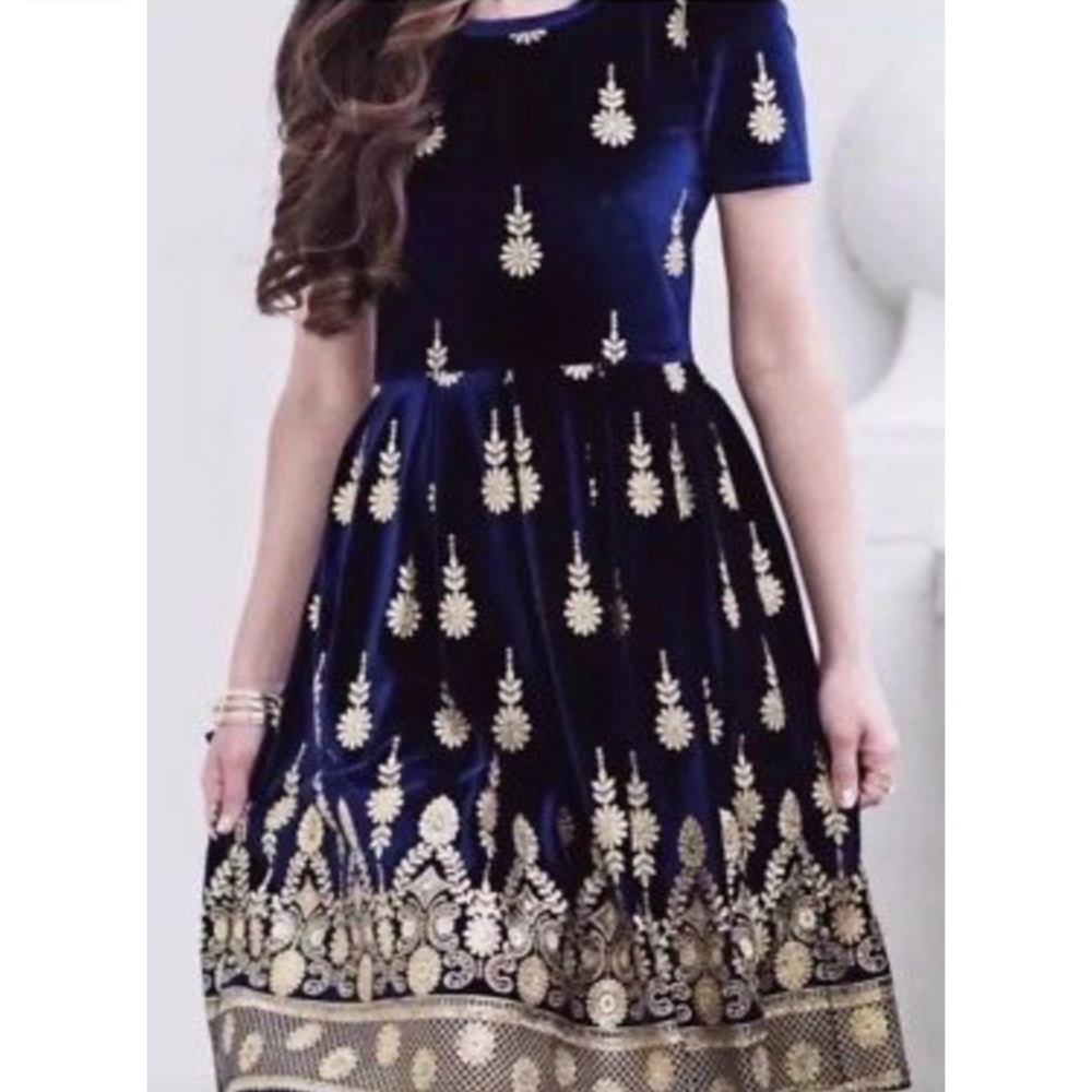 Lularoe Velvet Elegant Amelia